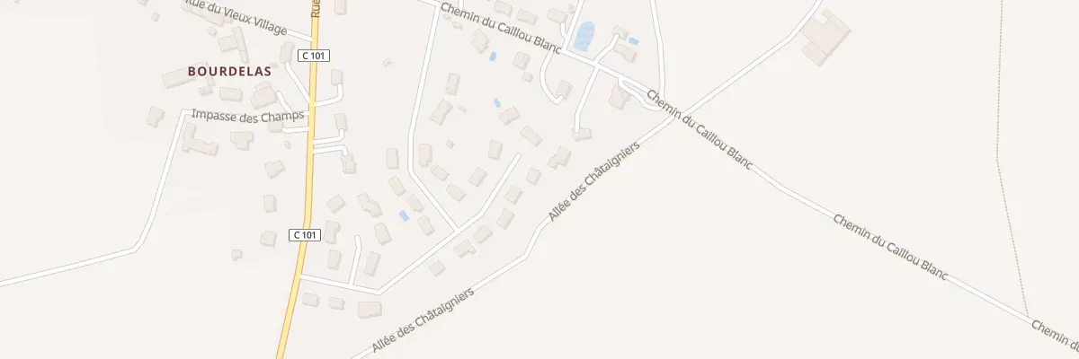 Plan du 8 Imp des Arrachis à Chaptelat