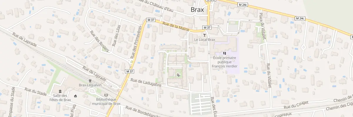 Plan du 3 Rue de la Mézaillade à Brax
