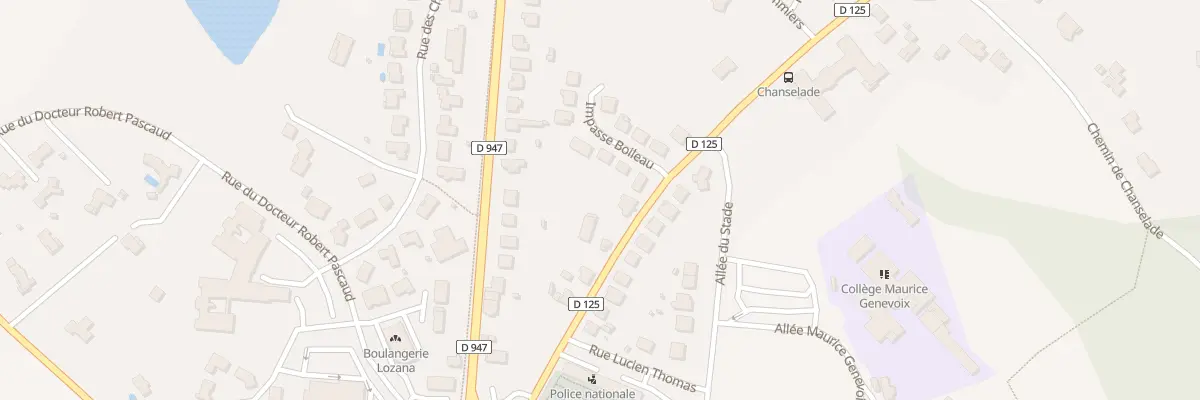 Plan du 7 Av de la Gare à Couzeix
