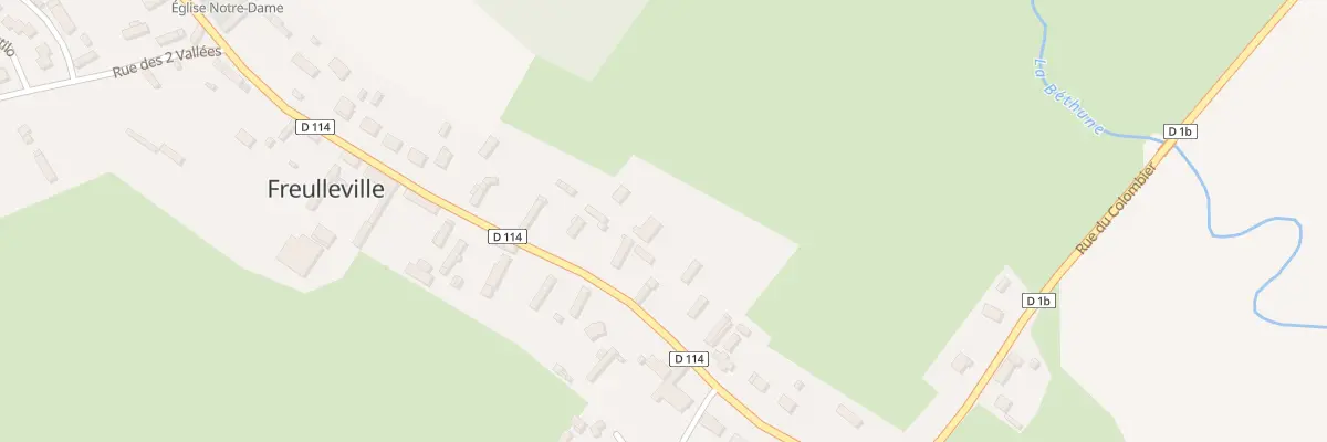 Plan du 265C Rue des Deux Vallees à Freulleville