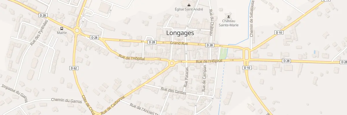 Plan du 29 Rue de l’Hôpital à Longages