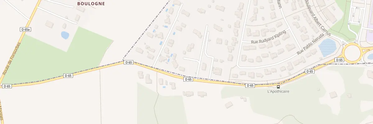 Plan du 184T Av de Gascogne à La Salvetat-Saint-Gilles