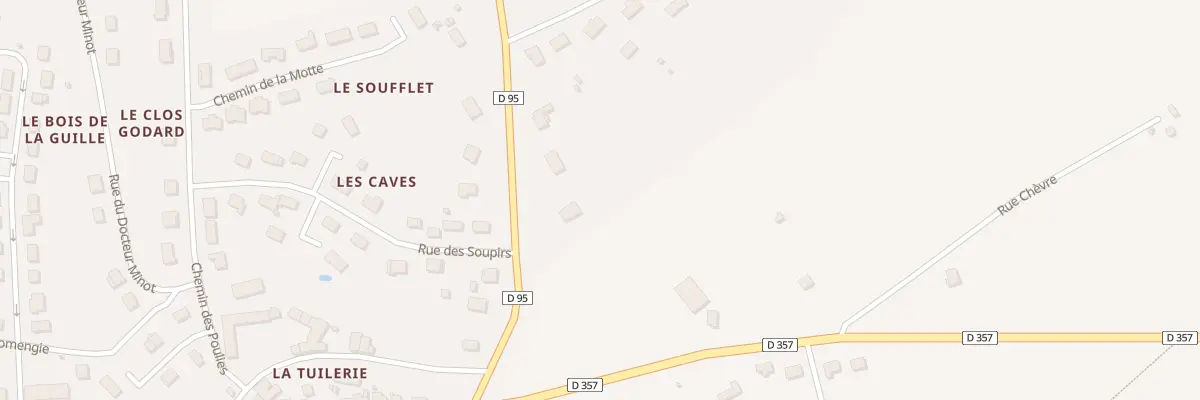 Plan du 2 Rte de Brévainville à Morée