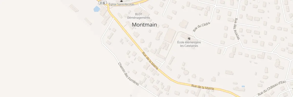 Plan du 189 Rue de la Mairie à Montmain