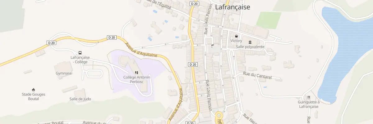 Plan du 25 Rue Leon Cladel à Lafrançaise