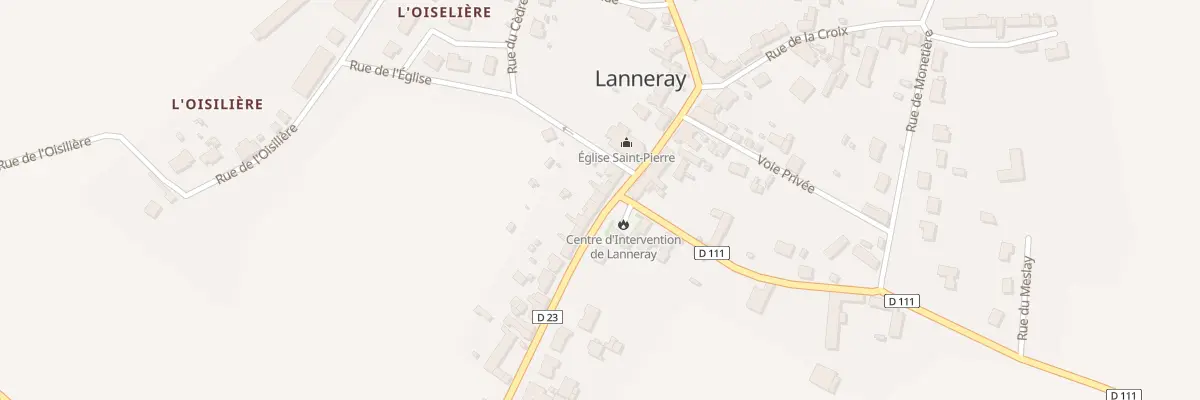 Plan du 33 Rue de la Mairie à Saint-Denis-Lanneray