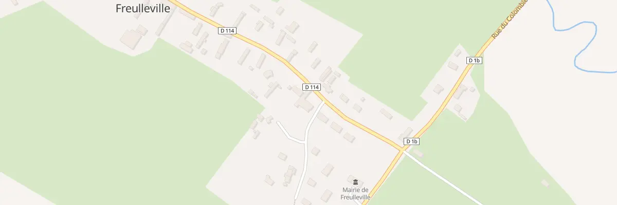 Plan du 154 Rue des Deux Vallees à Freulleville