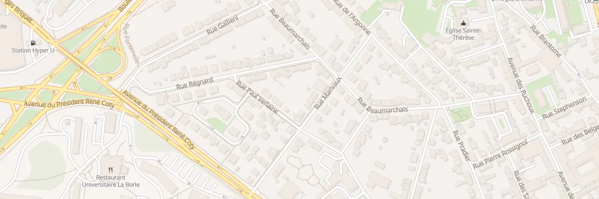 Plan du 27 Rue Marivaux à Limoges