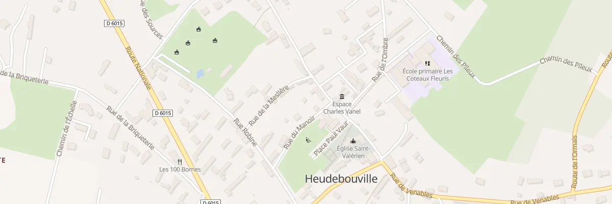 Plan du 4 Rue du Manoir à Heudebouville