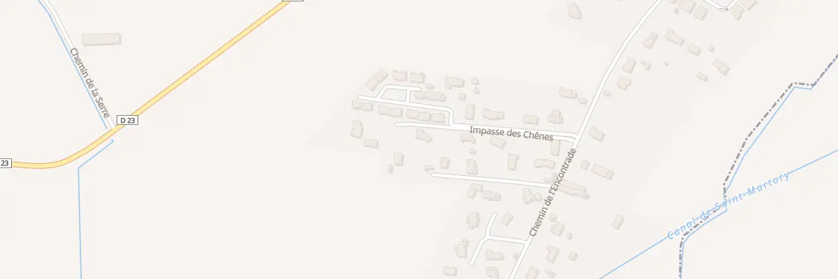 Plan du 3 Imp des Chenes à Labastidette