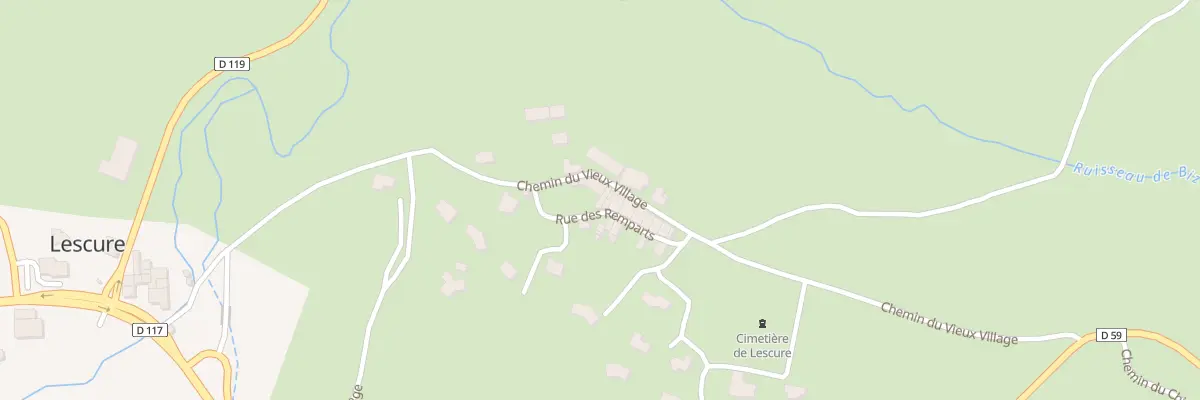 Plan du 447 Che du Vieux Village à Lescure