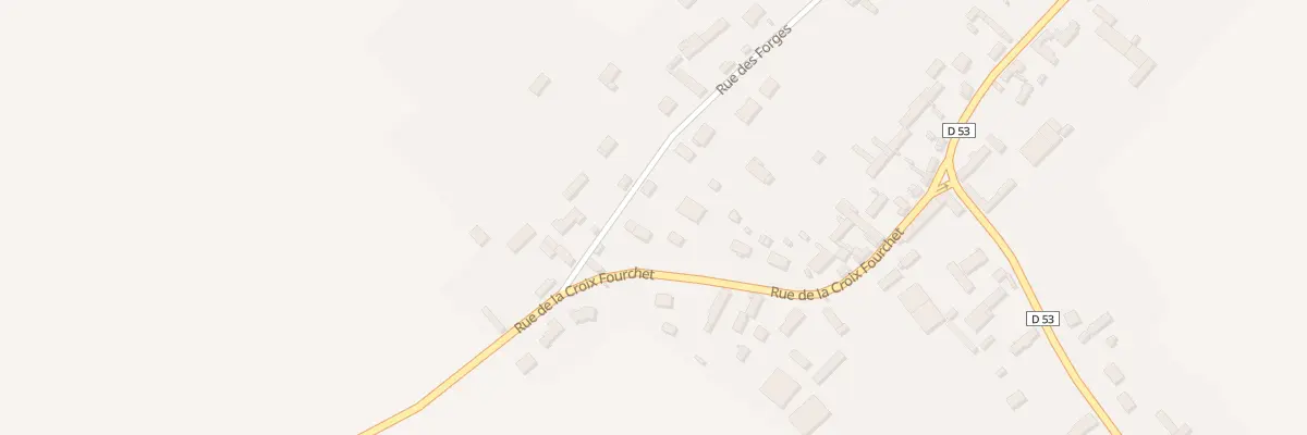 Plan du 9309 Rue de la Croix Fourchet à Coudres