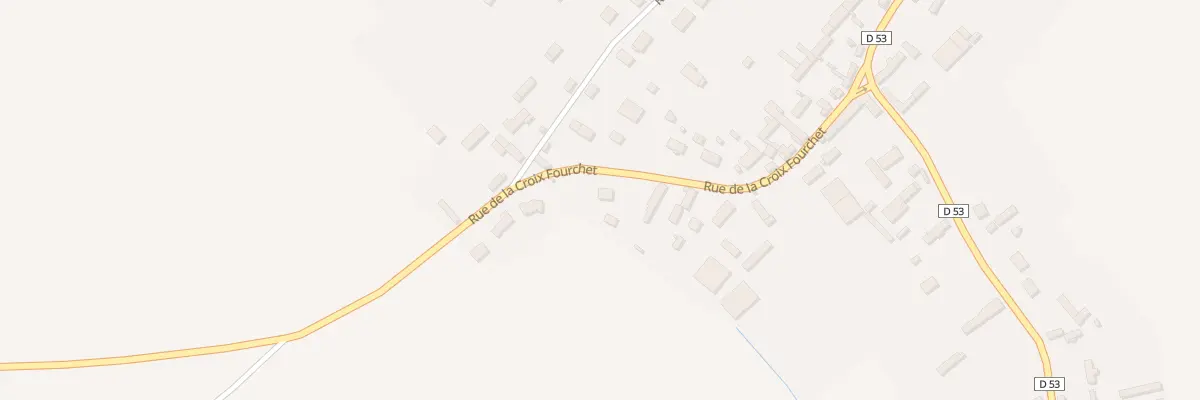 Plan du 8 Rue de la Croix Fourchet à Coudres