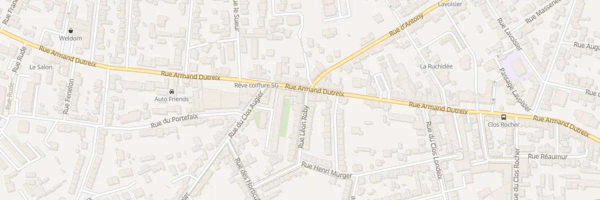 Plan du 2 Rue Léon Roby à Limoges