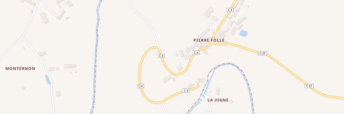 Plan du 14 Pierre Folle à Jouac