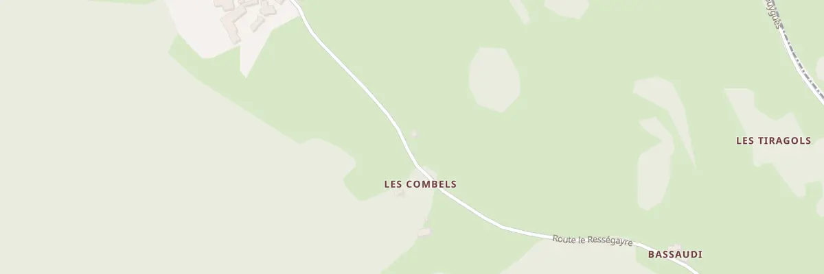 Plan du 5735F Le Ressegayre à Montcléra