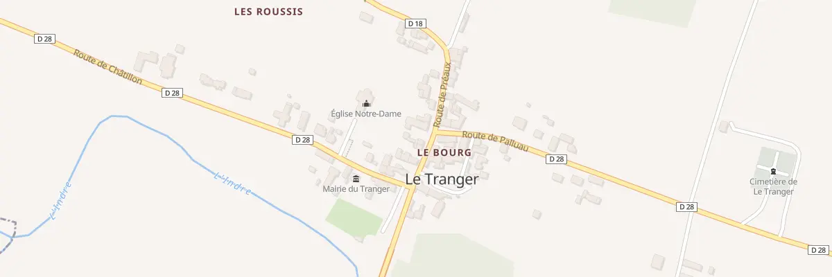 Plan du 5 Rte de Préaux au Tranger