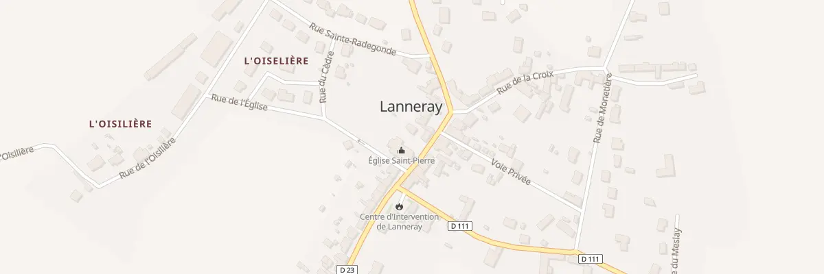Plan du 39 Rue de la Mairie à Saint-Denis-Lanneray
