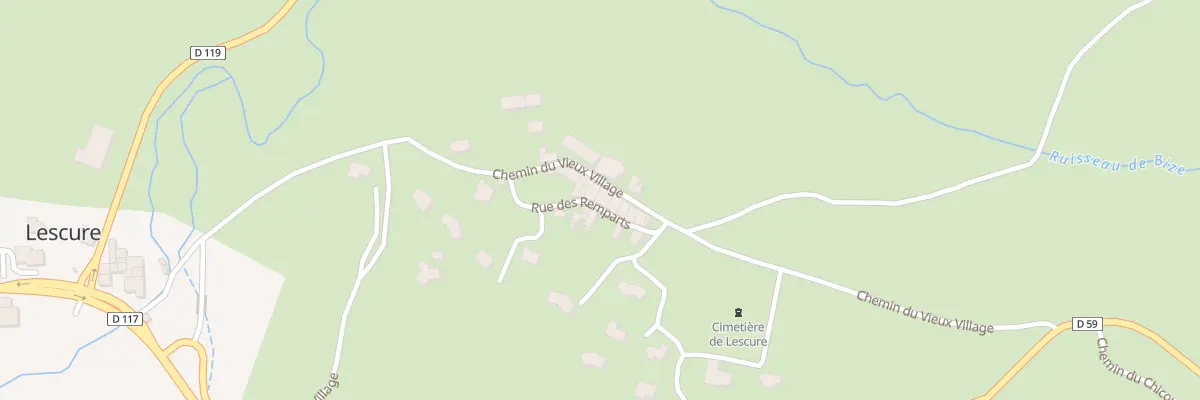 Plan du 419 Che du Vieux Village à Lescure