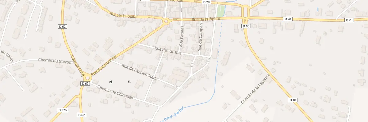 Plan du 22 Rue des Gestes à Longages