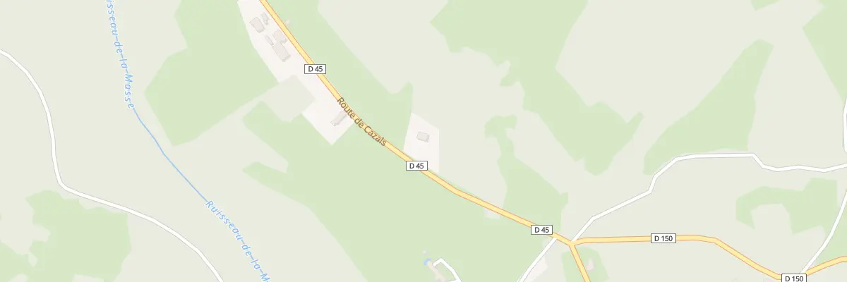 Plan du 5713F Magat aux Arques