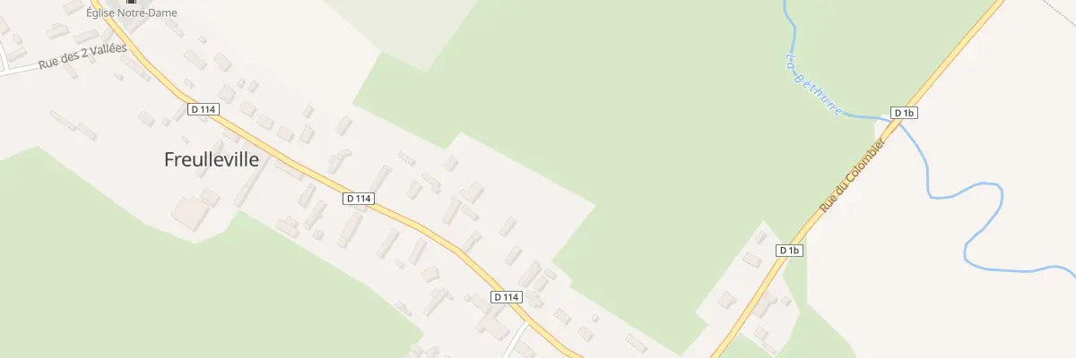 Plan du 201 Rue des Deux Vallees à Freulleville