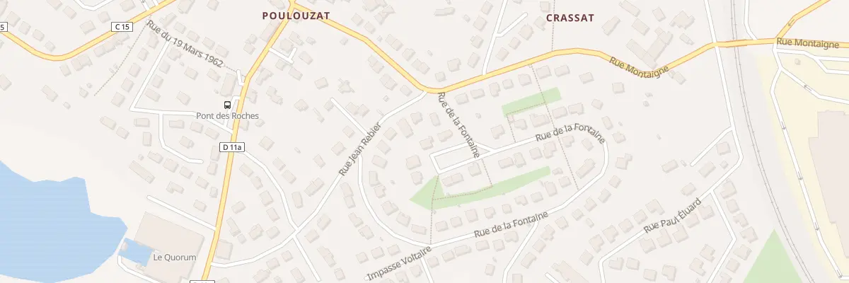 Plan du 6 Rue la Fontaine à Condat-sur-Vienne