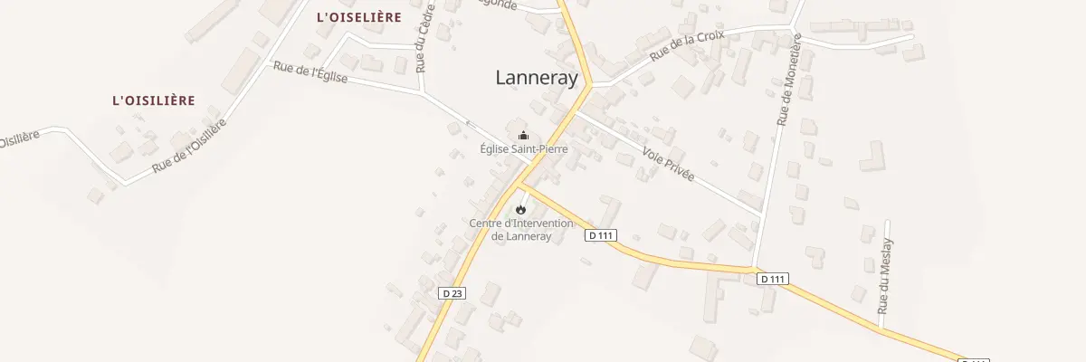 Plan du 30 Rue de la Mairie à Saint-Denis-Lanneray