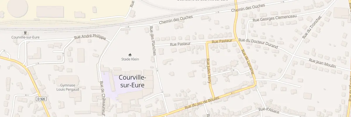 Plan du 21 Rue Pasteur à Courville-sur-Eure