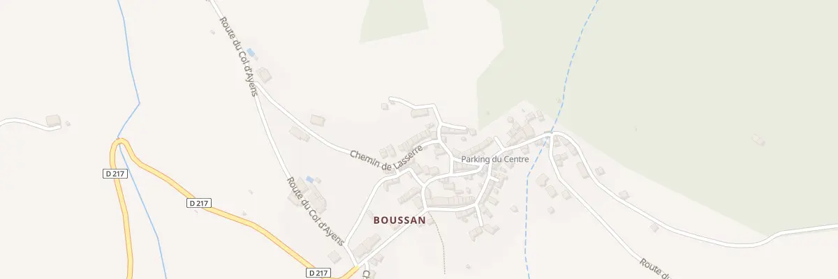 Plan du 188 Boussan à Soulan