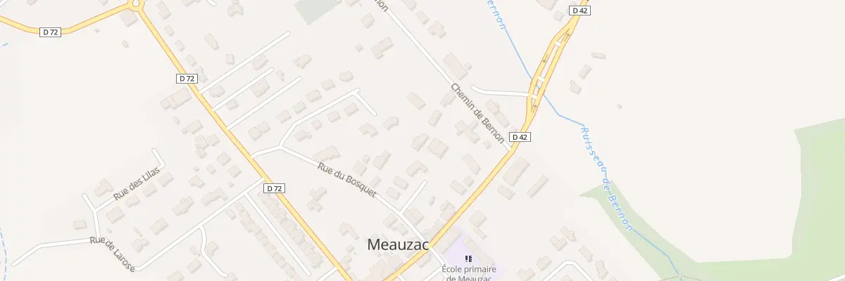 Plan du 5 Imp du Bosquet à Meauzac