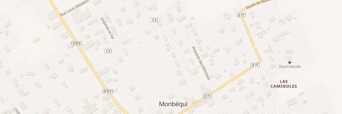 Plan du 10 Che du Pal à Monbéqui