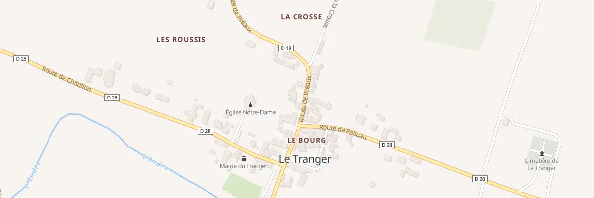 Plan du 13 Rte de Préaux au Tranger