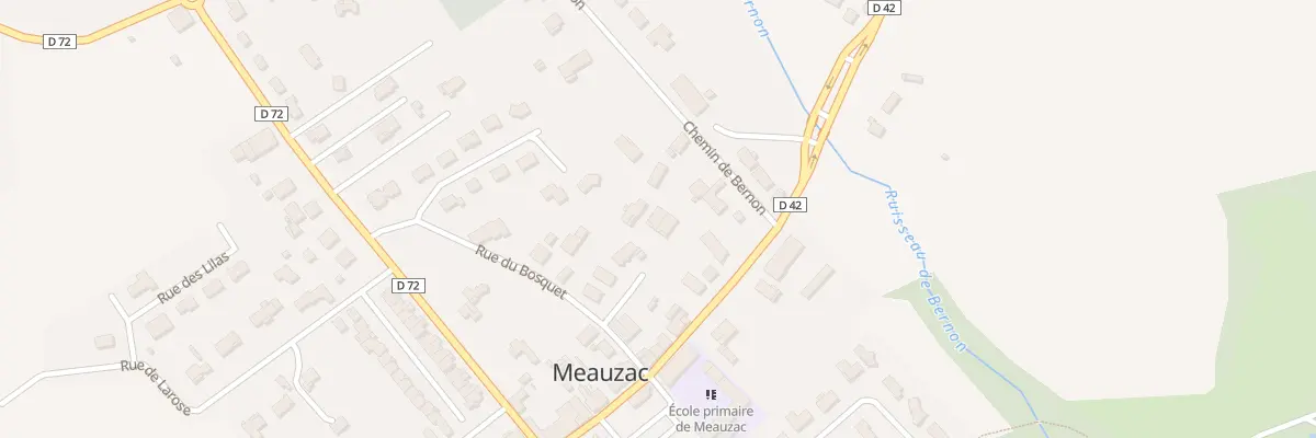 Plan du 7 Imp du Bosquet à Meauzac