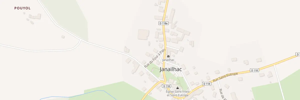 Plan du 5 Rue du Four à Pain à Janailhac