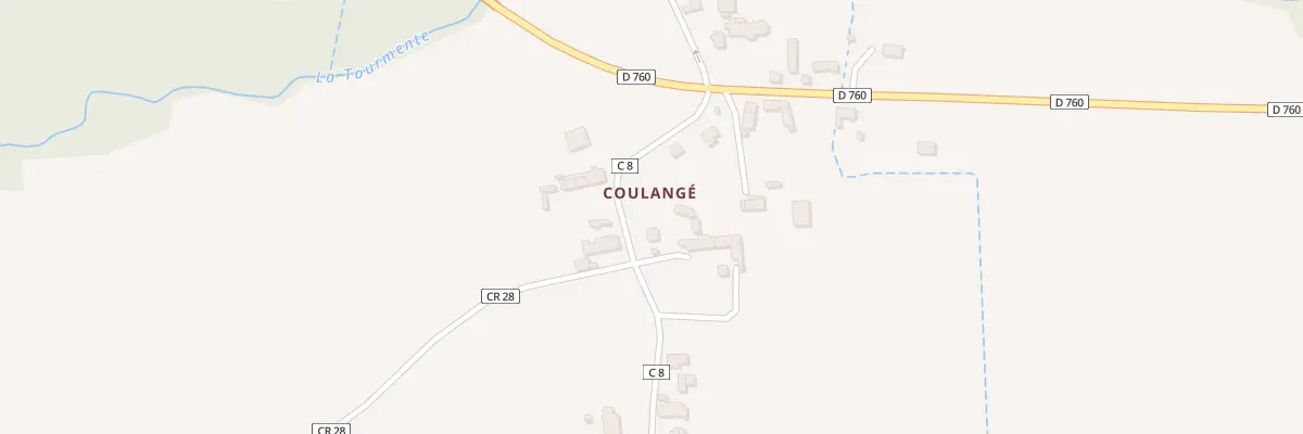 Plan du 9B Coulange à Villeloin-Coulangé