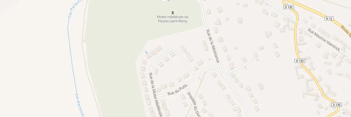 Plan du 1 Rue de la Motte Médiévale à Saint-Rémy-sur-Avre