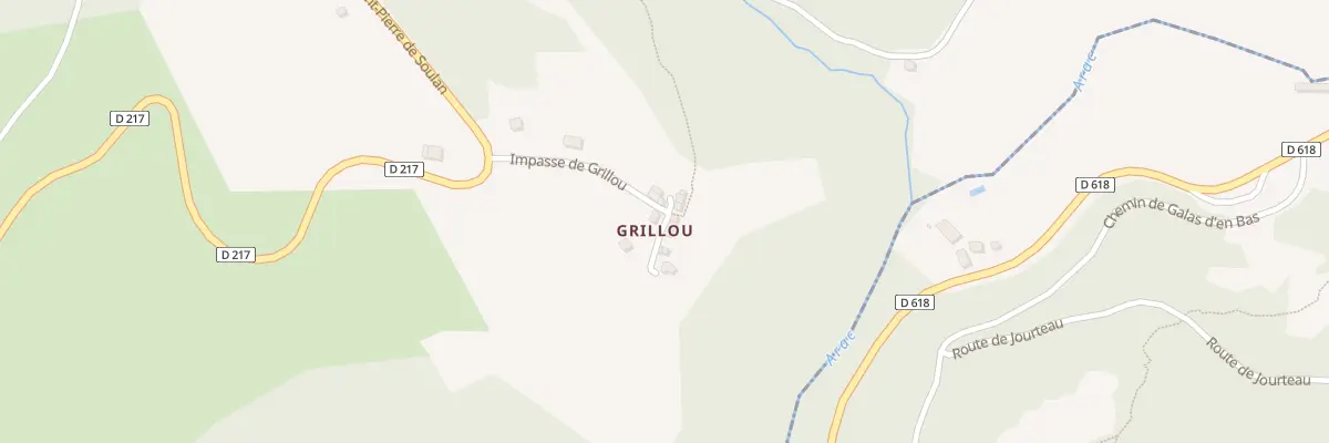 Plan du 159 Imp de Grillou à Soulan