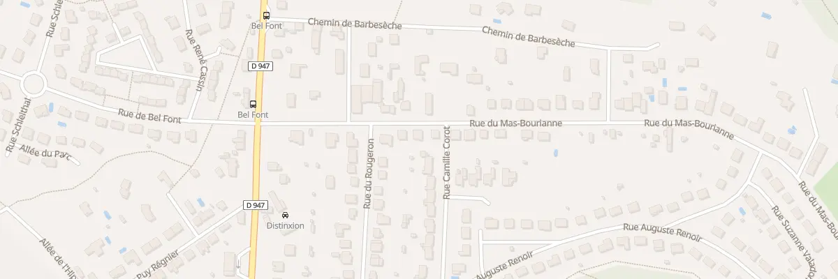 Plan du 10 Rue du Mas Bourianne à Couzeix