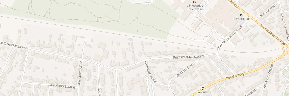 Plan du 42 Rue Meissonier à Limoges