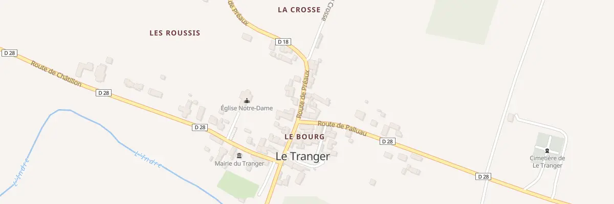 Plan du 12 Rte de Préaux au Tranger