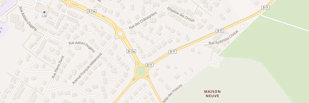 Plan du 21 Imp des Frênes à Condat-sur-Vienne
