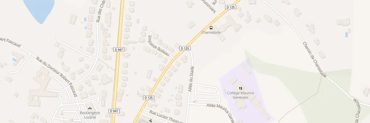 Plan du 22 Av de la Gare à Couzeix