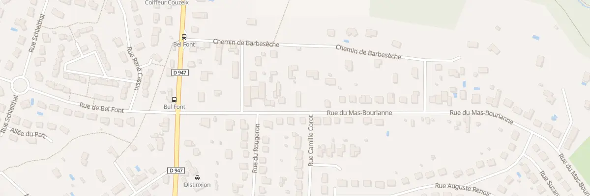 Plan du 15 Rue du Mas Bourianne à Couzeix