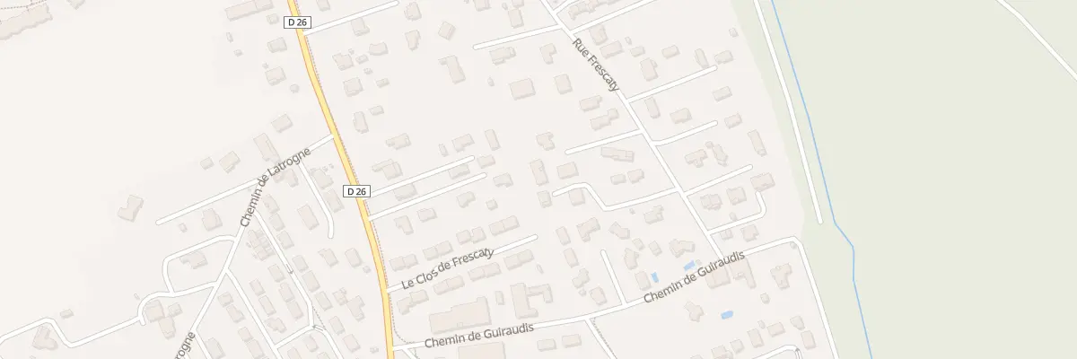 Plan du 730 Rue Frescaty à Verdun-sur-Garonne