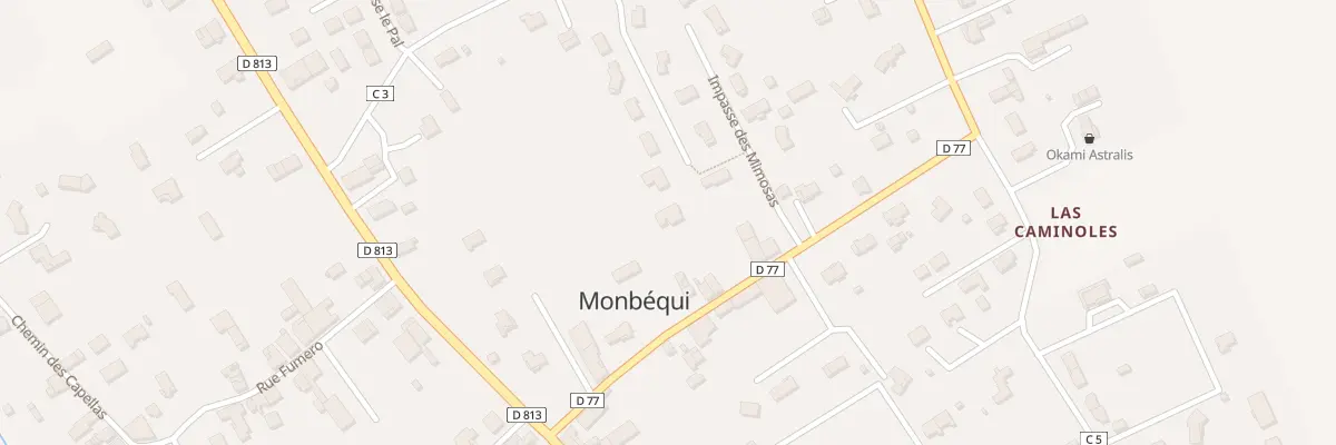 Plan du 7 Che du Pal à Monbéqui