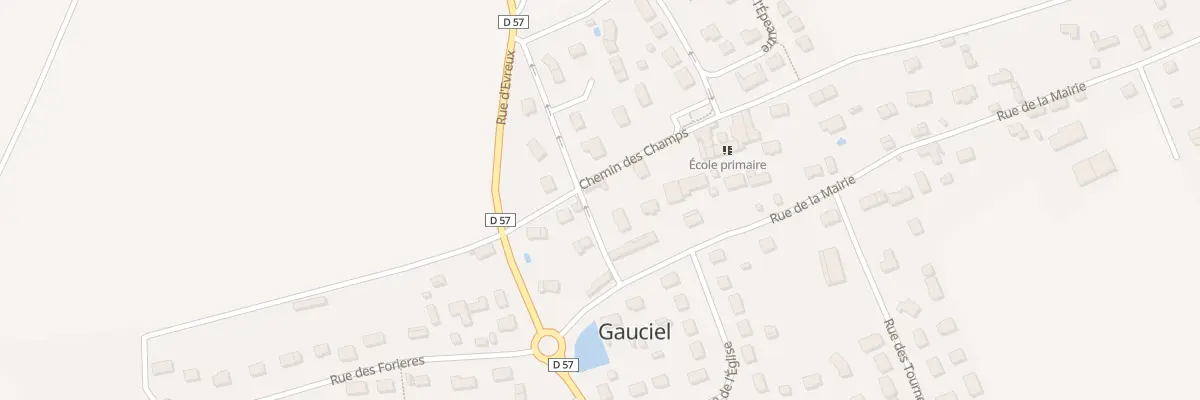 Plan du 4 Rue des Lisses à Gauciel