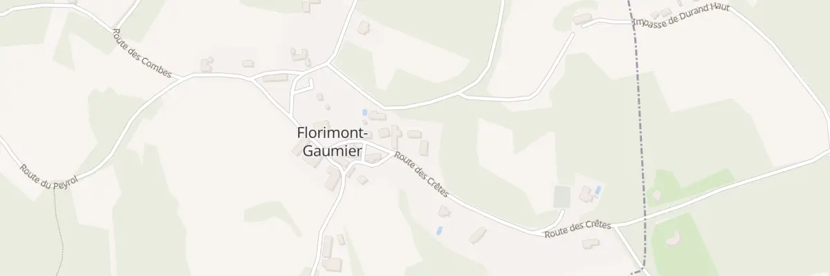 Plan du 5 Rte des Crêtes à Florimont-Gaumier