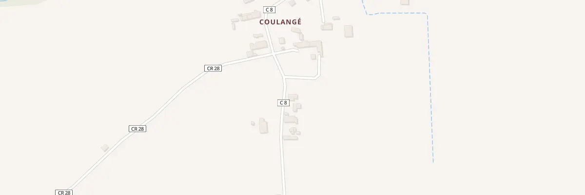 Plan du 6 Coulange à Villeloin-Coulangé