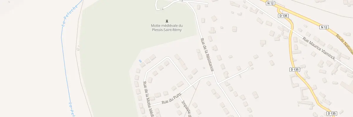 Plan du 10 Rue de la Motte Médiévale à Saint-Rémy-sur-Avre